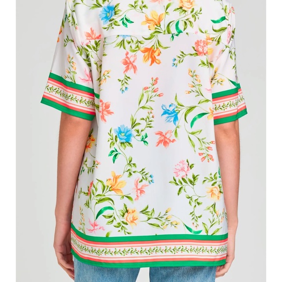 WAYF Carmen Floral Print Camp Shirt + matching shorts - Picture 4 of 10